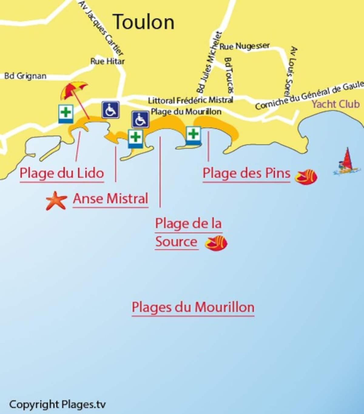 #3 Toulon Centre, Balcon, Lumineux, Stationnement Facile, Tout Confort Kültér fotó