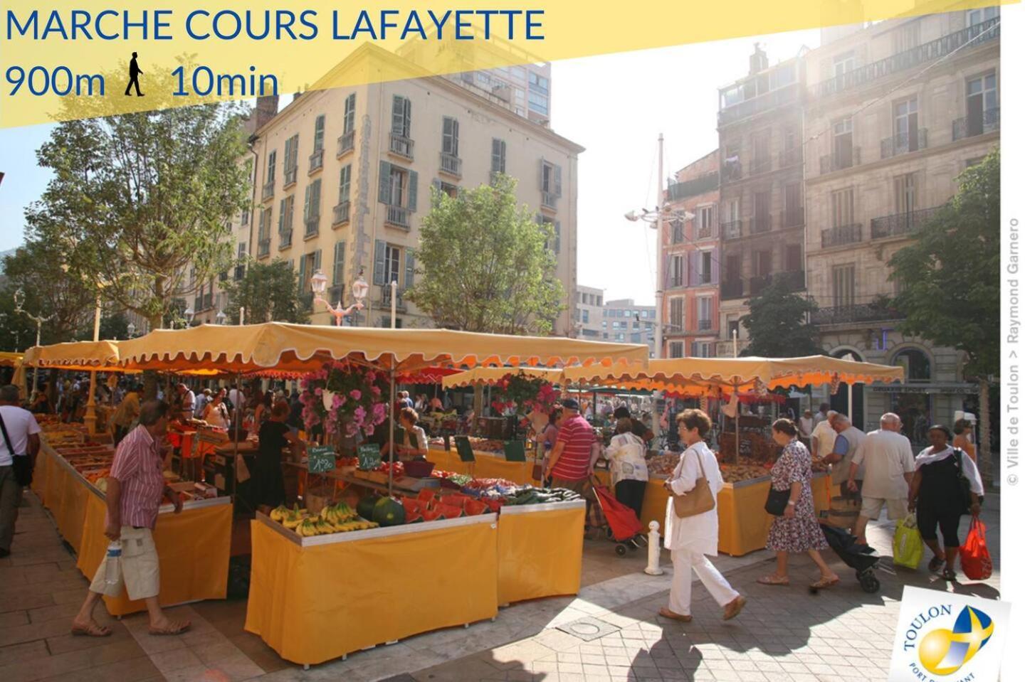 #3 Toulon Centre, Balcon, Lumineux, Stationnement Facile, Tout Confort Kültér fotó
